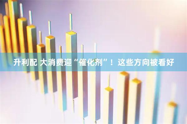 升利配 大消费迎“催化剂”！这些方向被看好